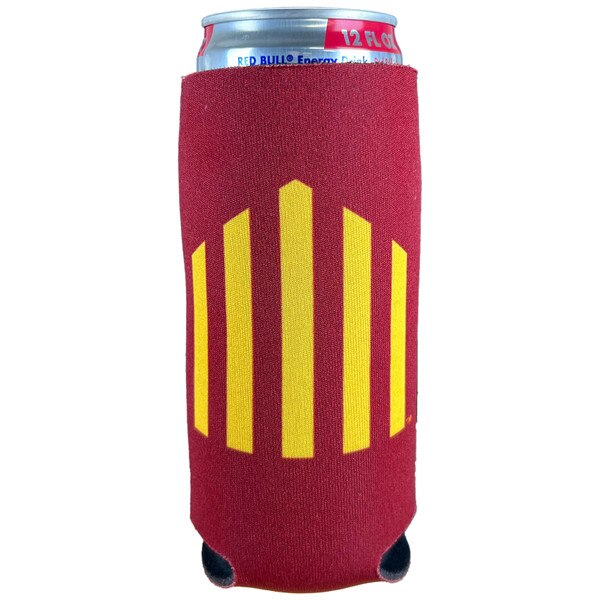 WinCraft Vintage 5 Bar Cardinal Slim Can Cooler